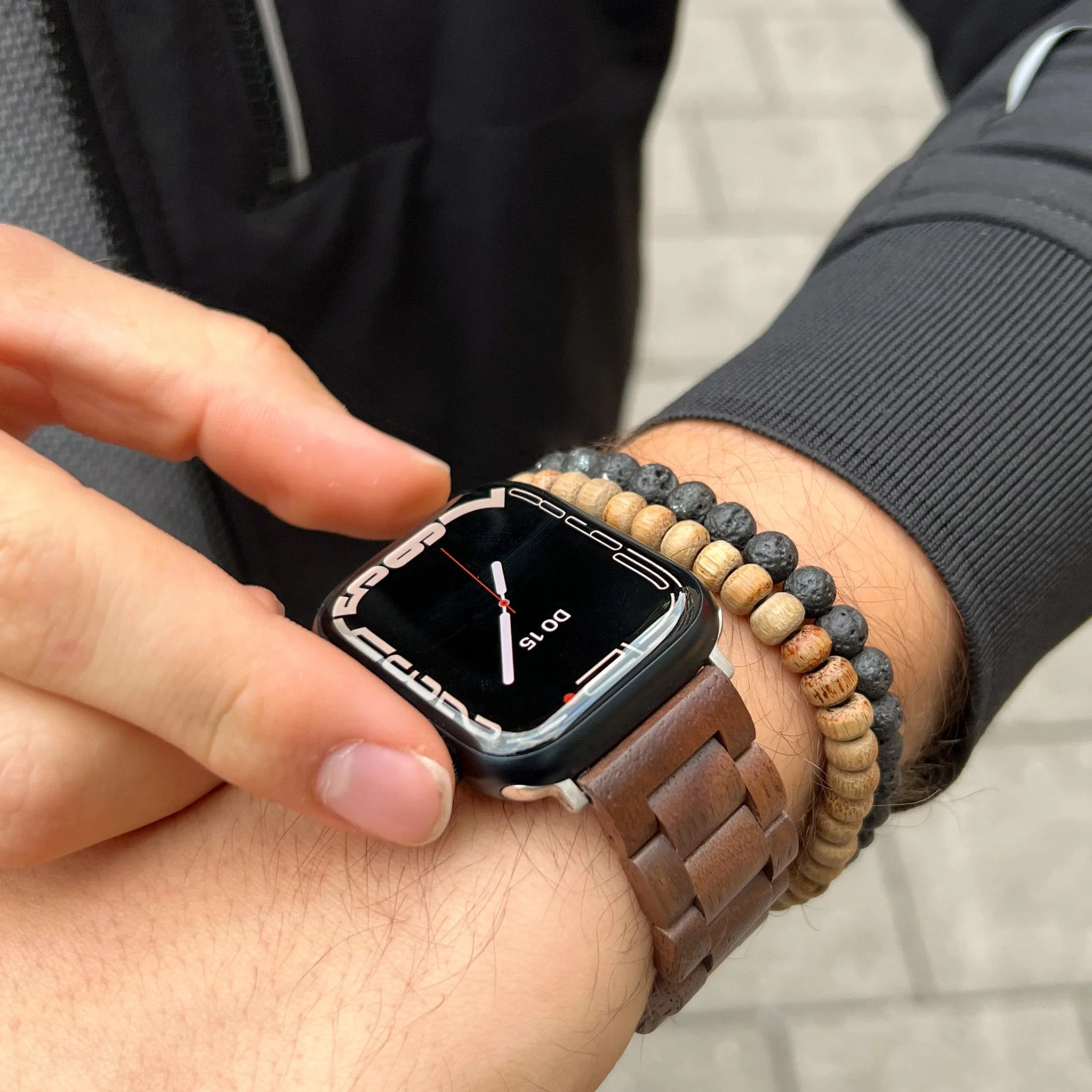 Gliederarmband "Holz" für Apple Watch - Image 6