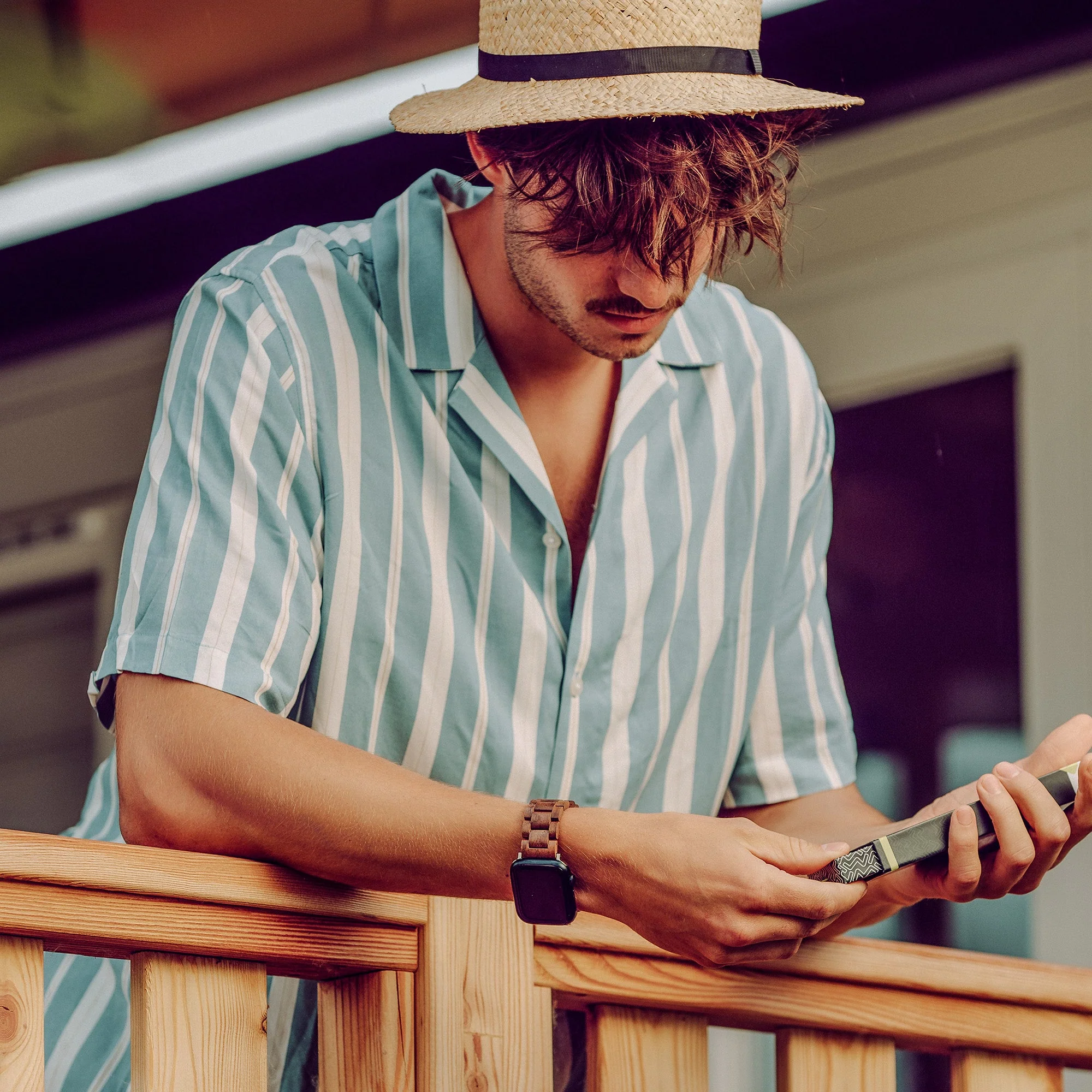 Gliederarmband "Holz" für Apple Watch - Image 8