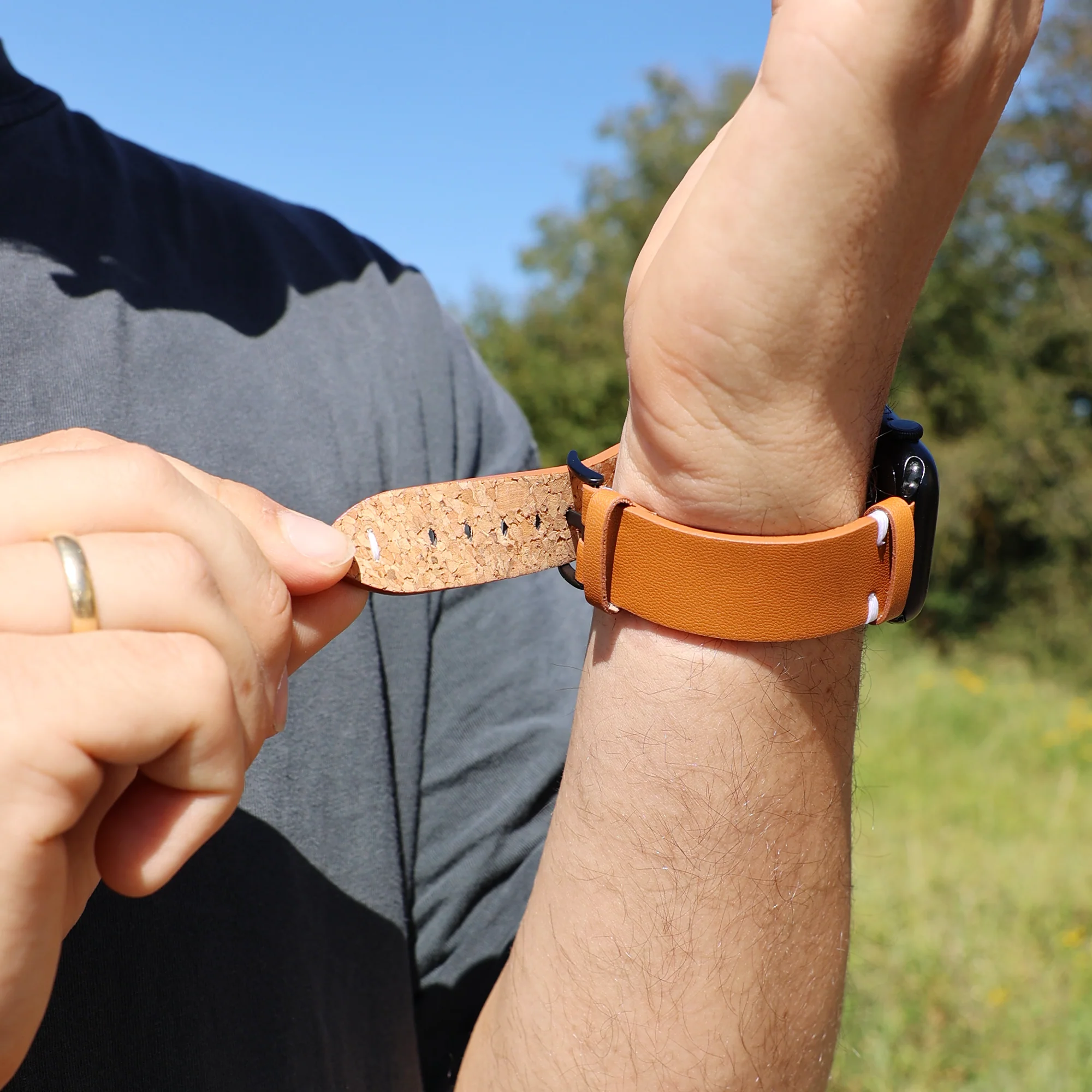 Kunstlederarmband "Revive" für Apple Watch - Image 10