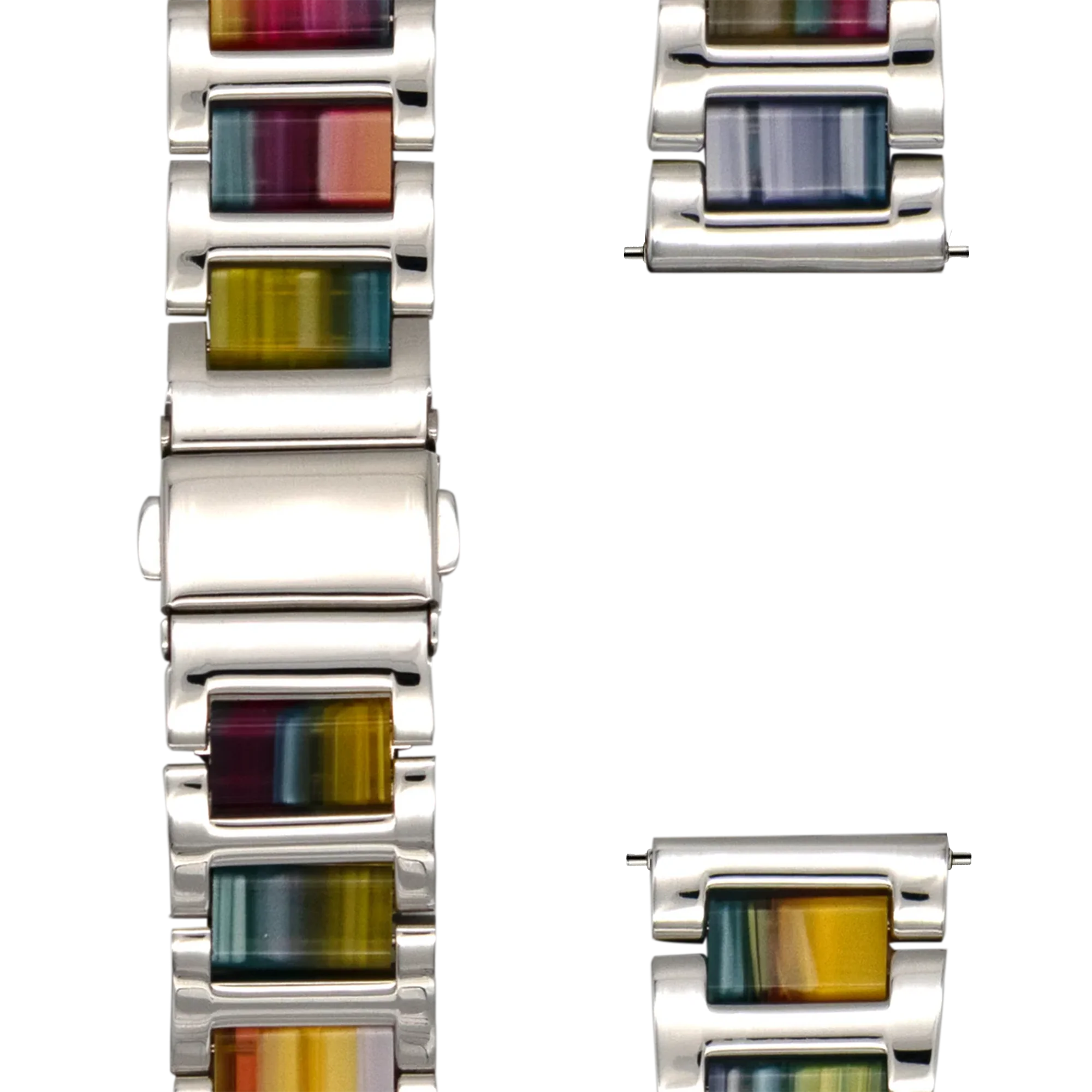 Gliederarmband "Resin" für Federsteg - Image 4